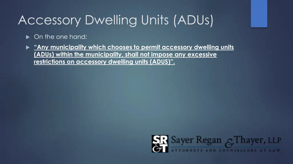 accessory dwelling units adus 2