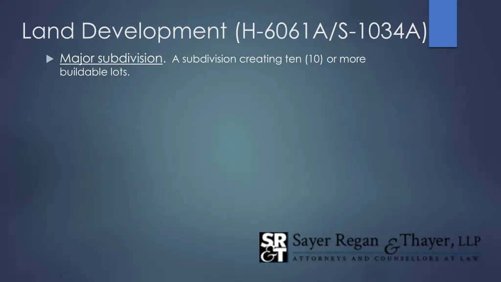 land development h 6061a s 1034a 4