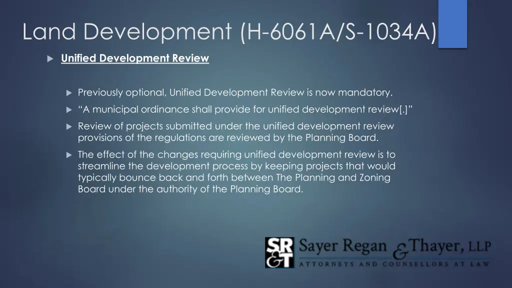 land development h 6061a s 1034a 7