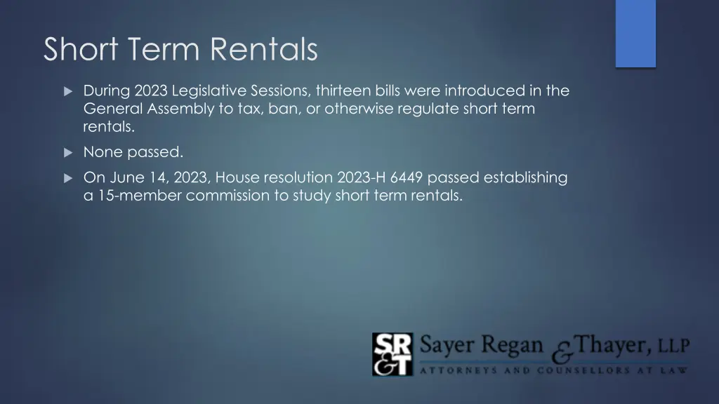 short term rentals 1