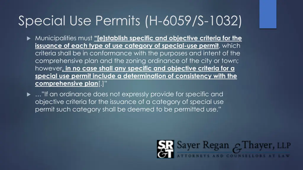 special use permits h 6059 s 1032