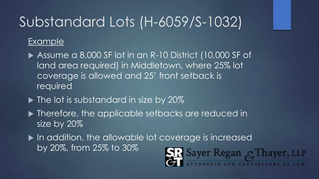 substandard lots h 6059 s 1032 2