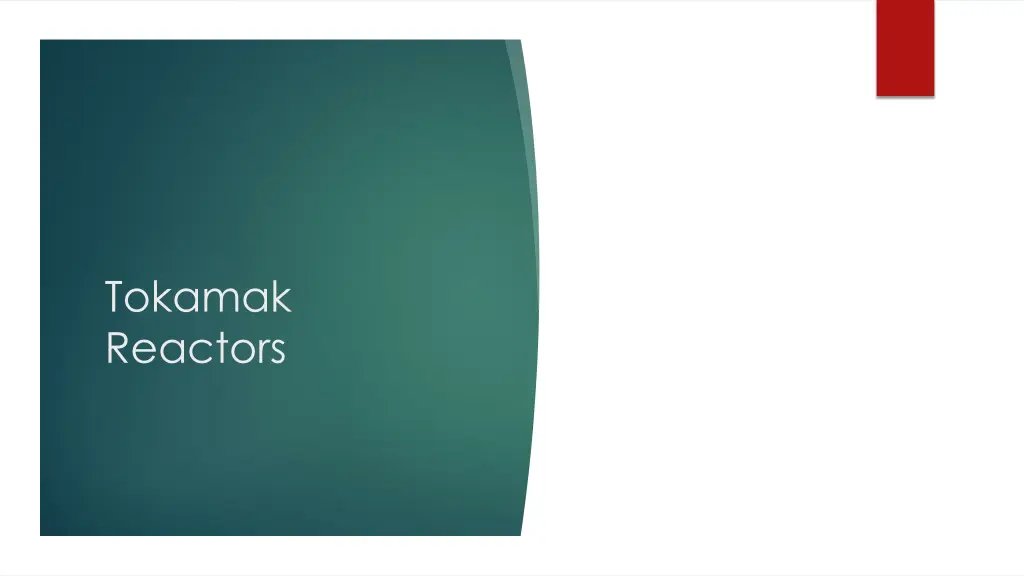 tokamak reactors