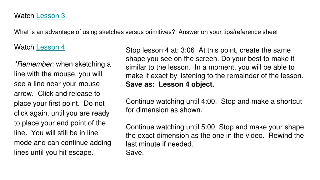 watch lesson 3