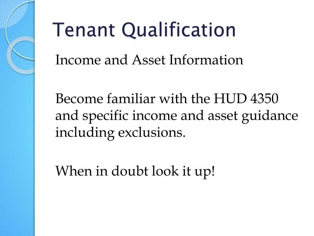 tenant qualification 5