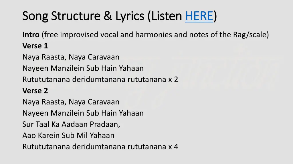 song structure lyrics listen song structure