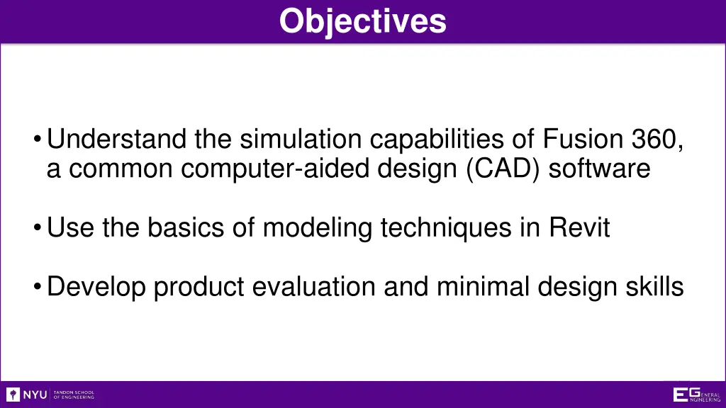 objectives