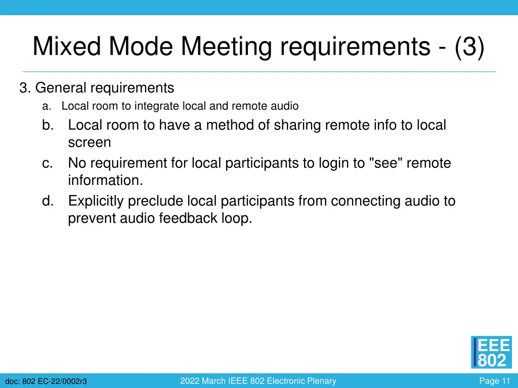 mixed mode meeting requirements 3