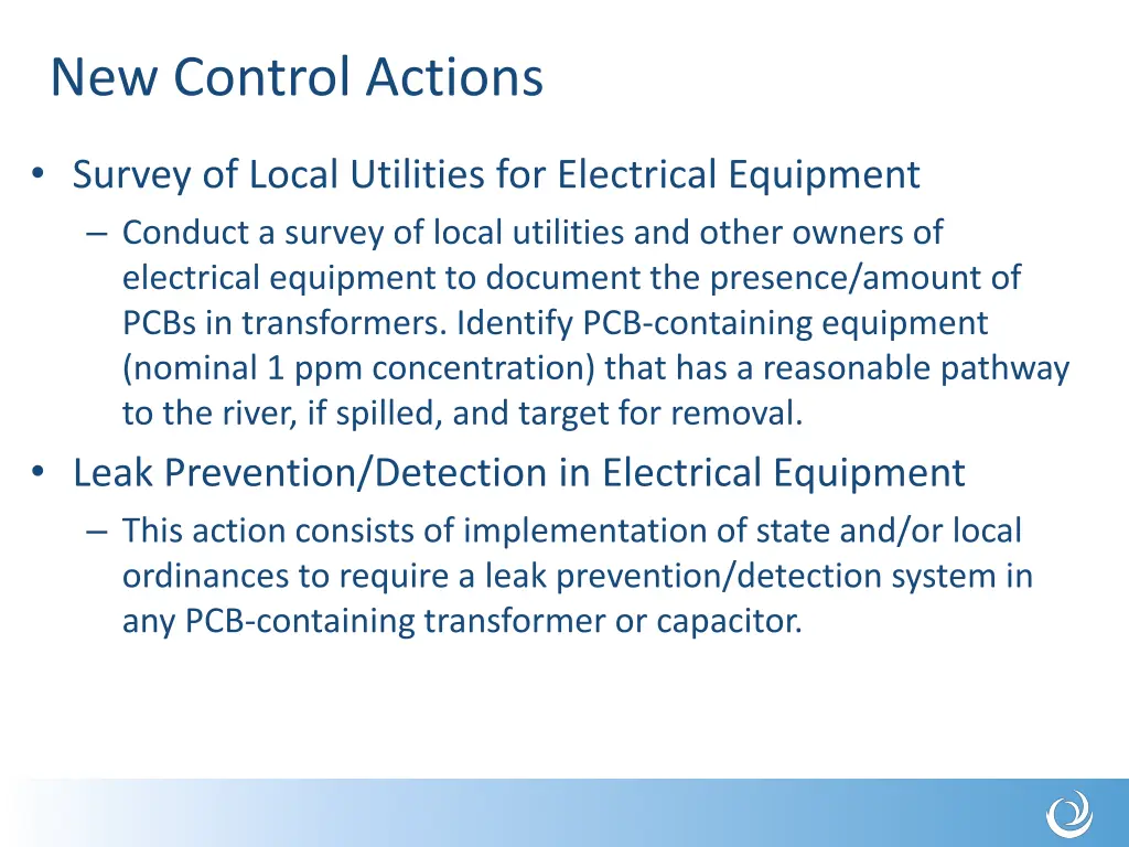 new control actions 3