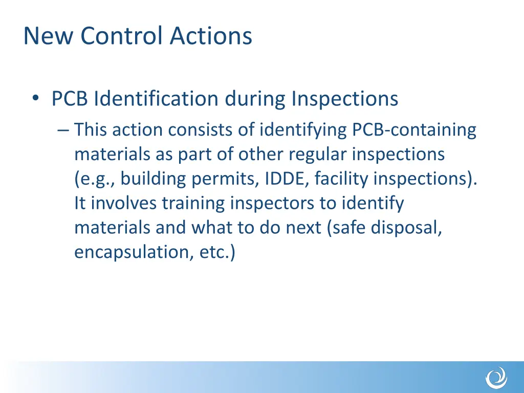 new control actions 5