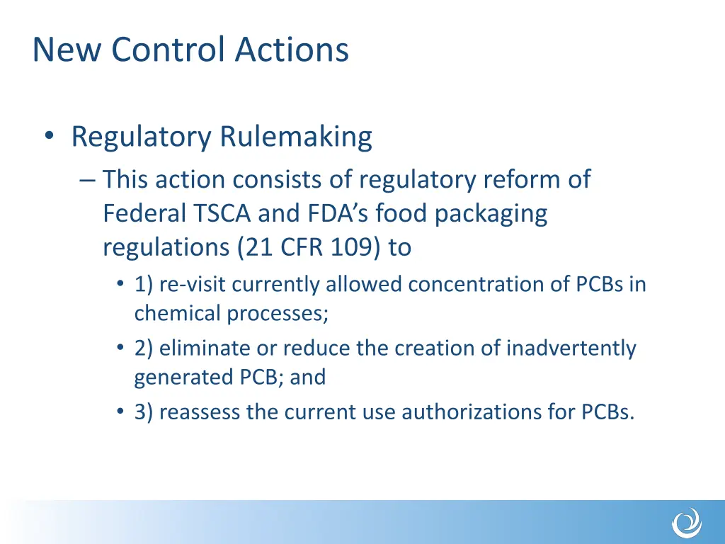 new control actions 6
