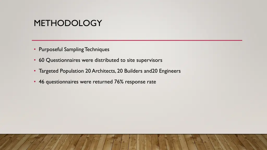 methodology