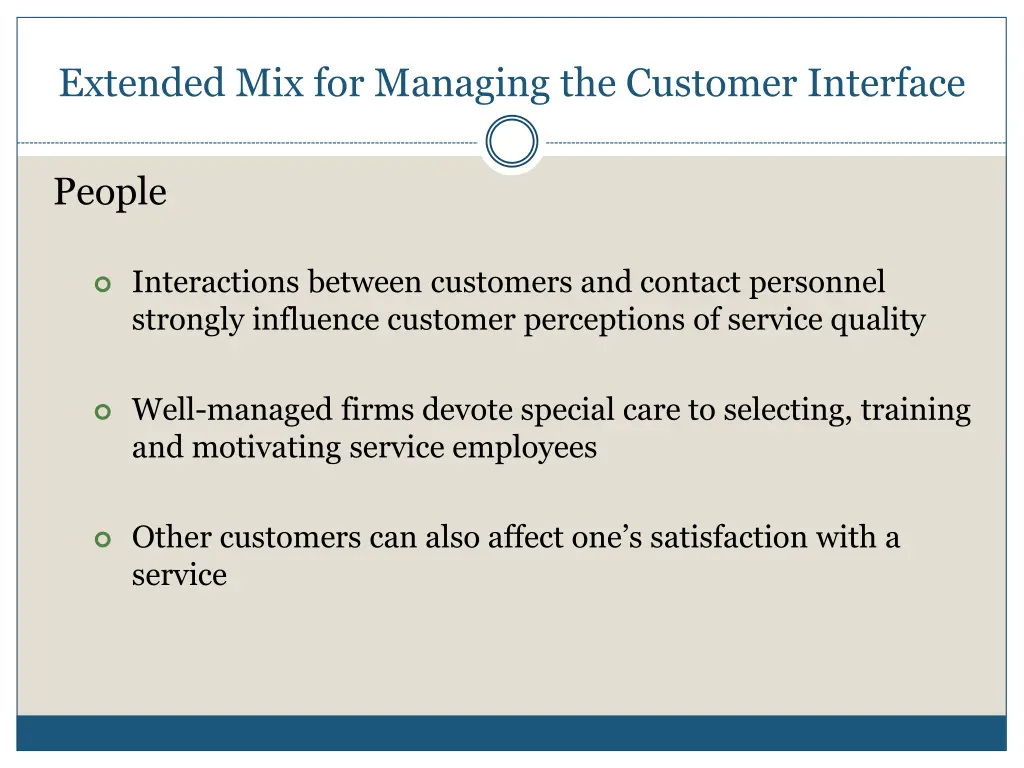 extended mix for managing the customer interface 2