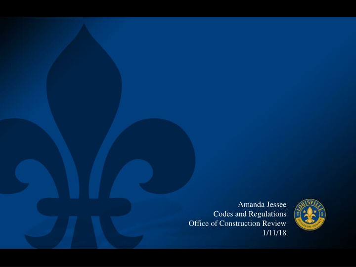 amanda jessee codes and regulations office