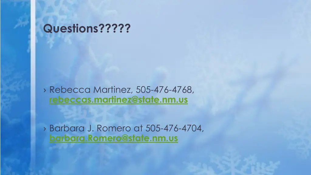 questions