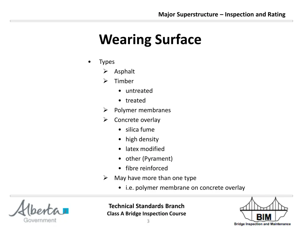 major superstructure inspection and rating 2