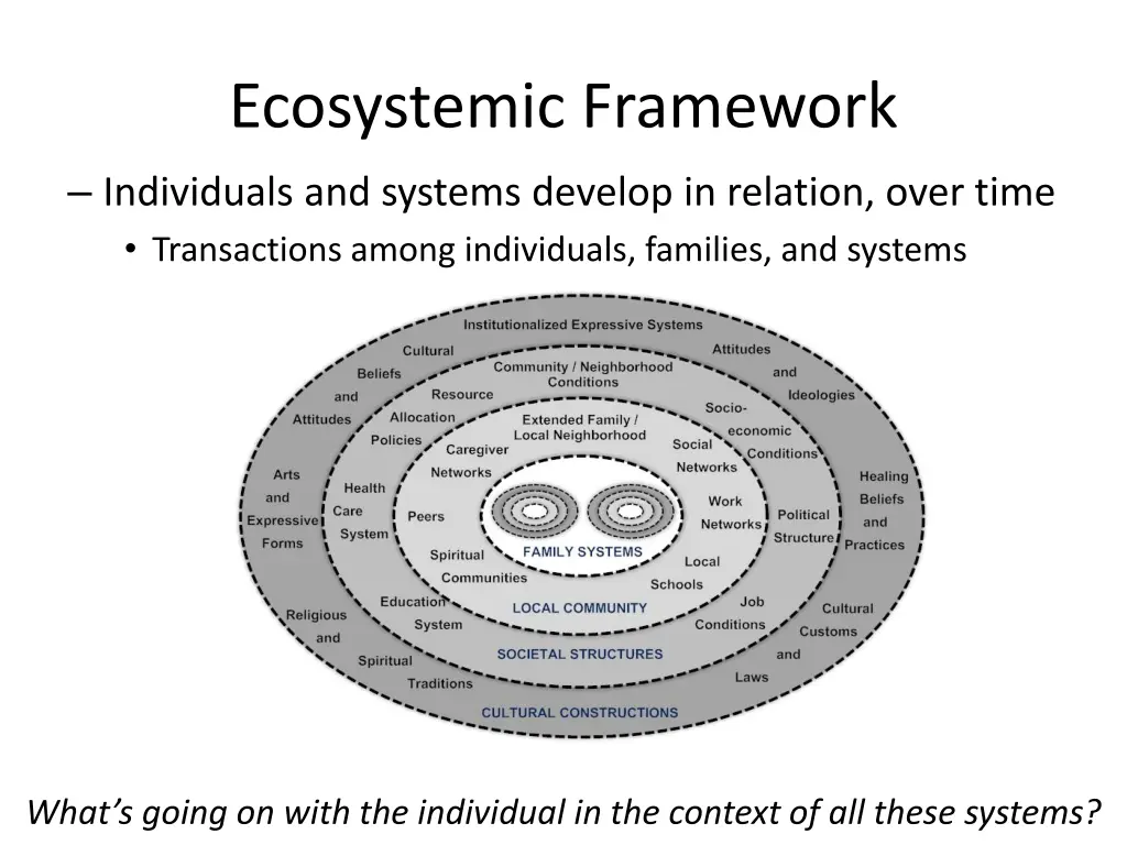 ecosystemic framework