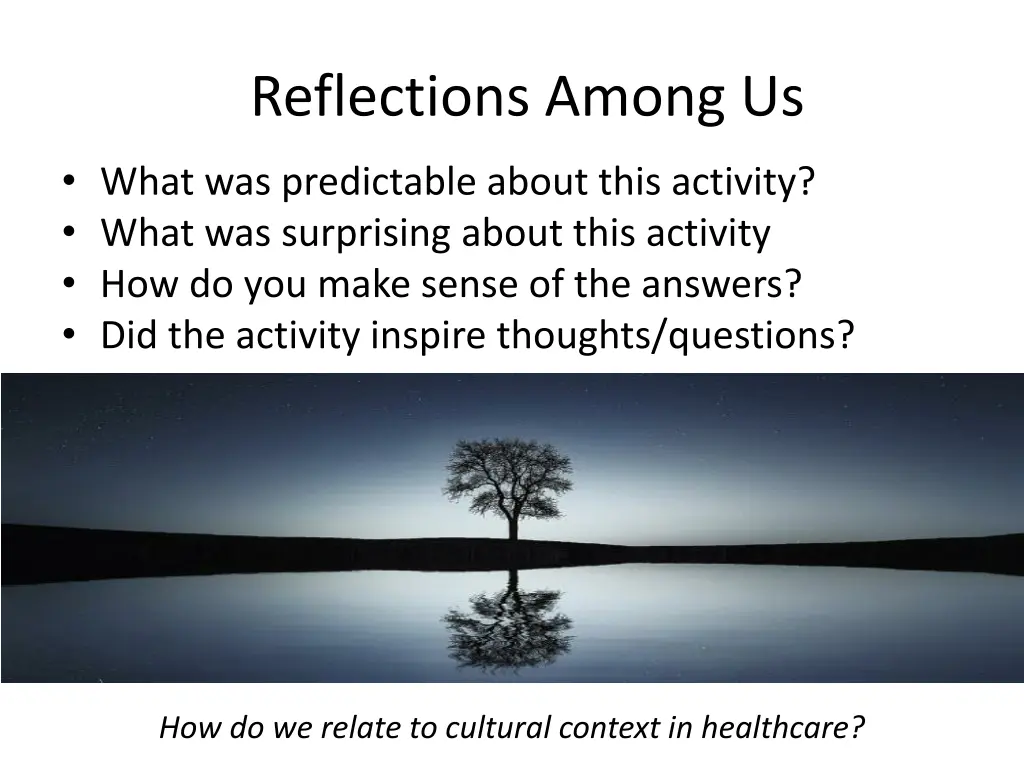 reflections among us