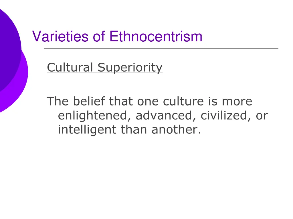 varieties of ethnocentrism 2
