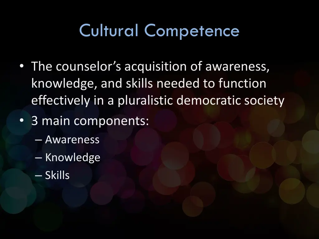 cultural competence
