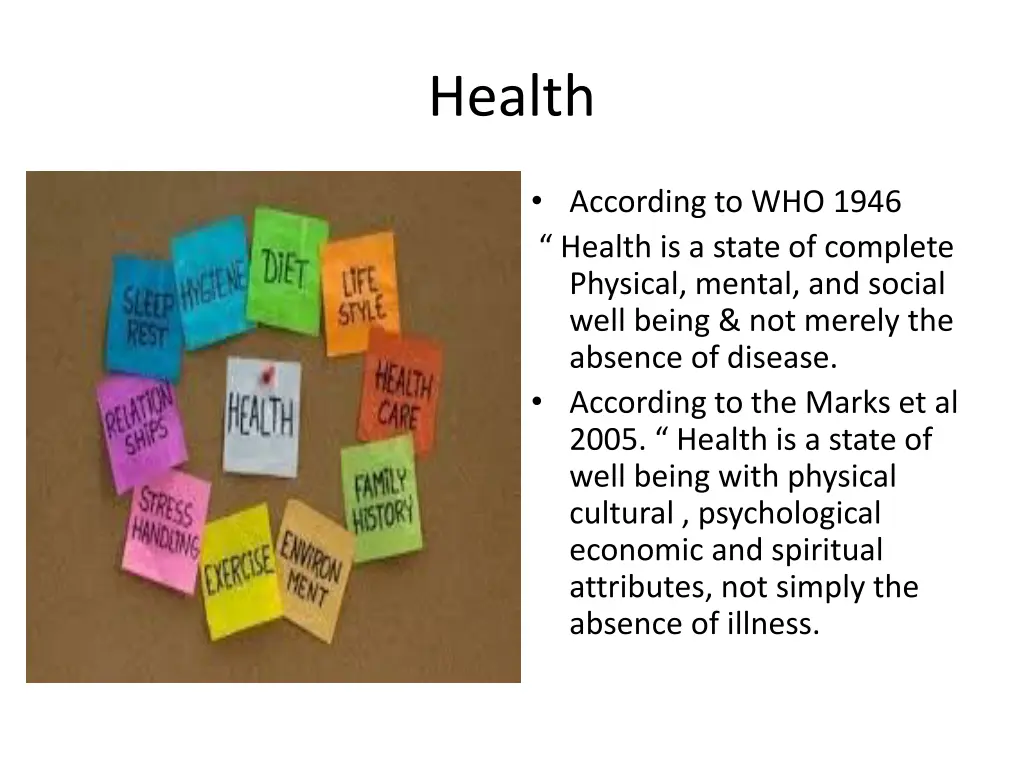 health