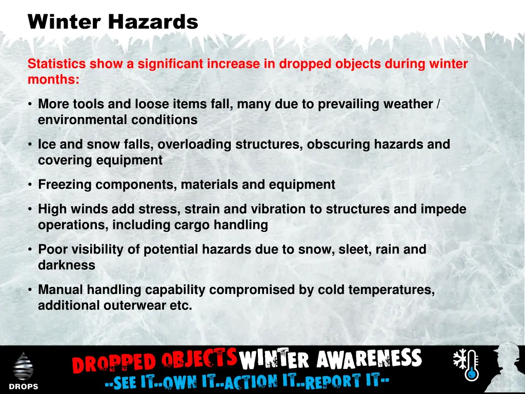 winter hazards