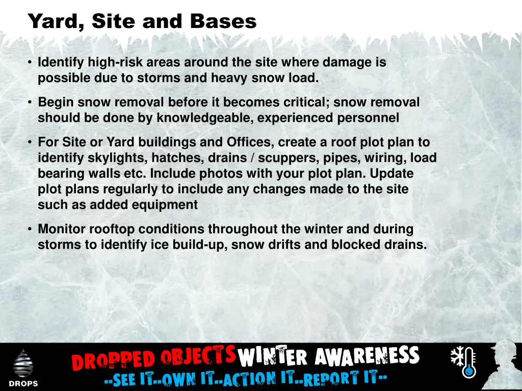 yard site and bases