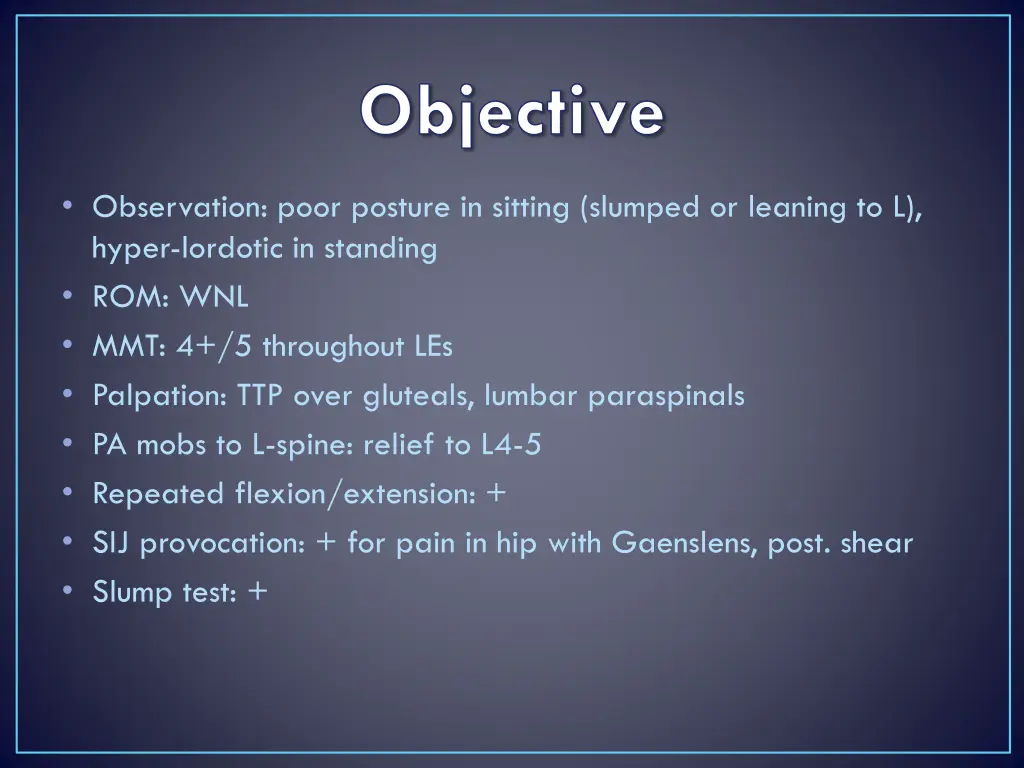 objective 5