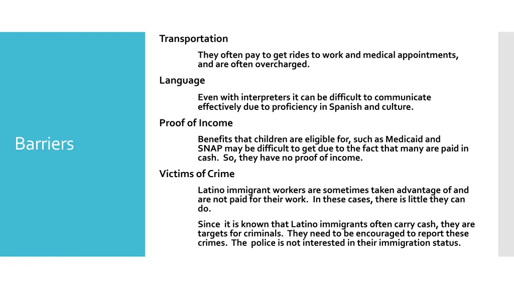 transportation