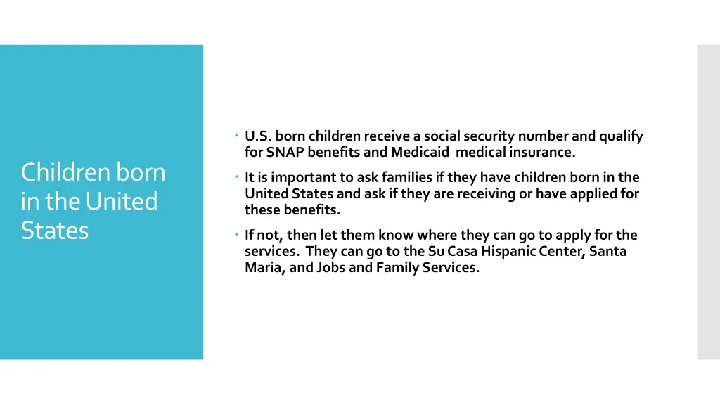 u s born children receive a social security