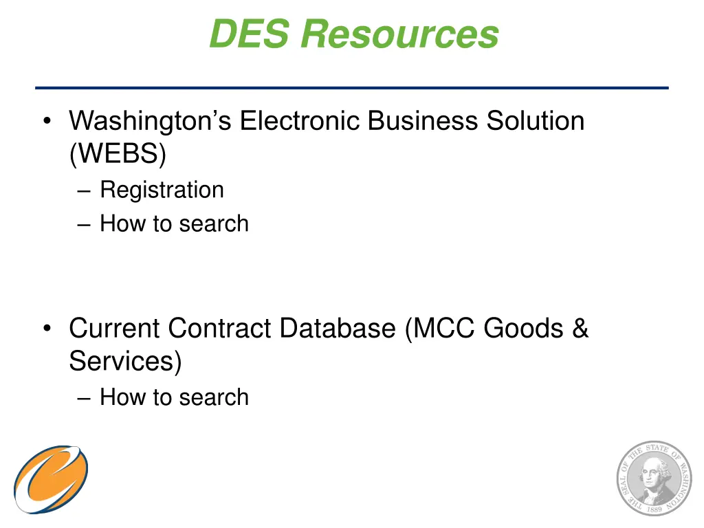 des resources
