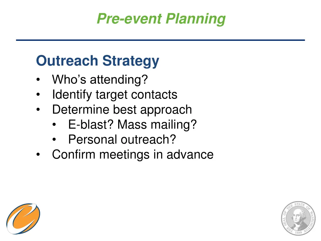pre event planning 1