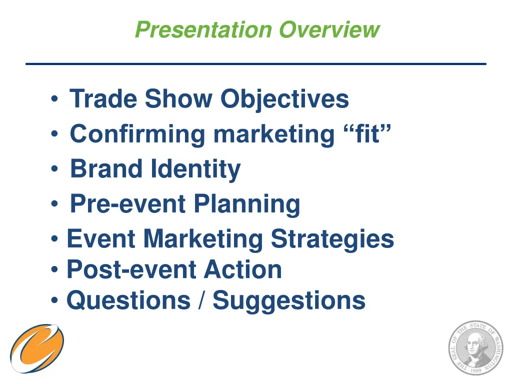 presentation overview