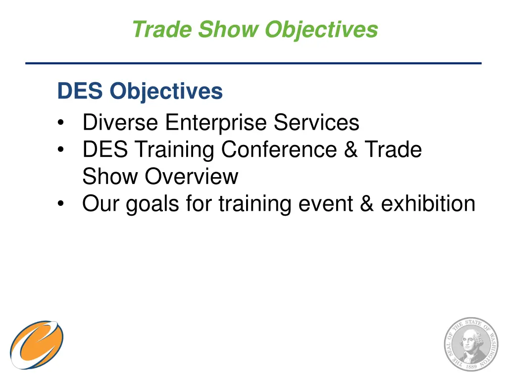 trade show objectives