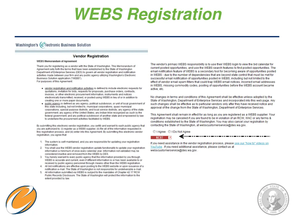 webs registration 2