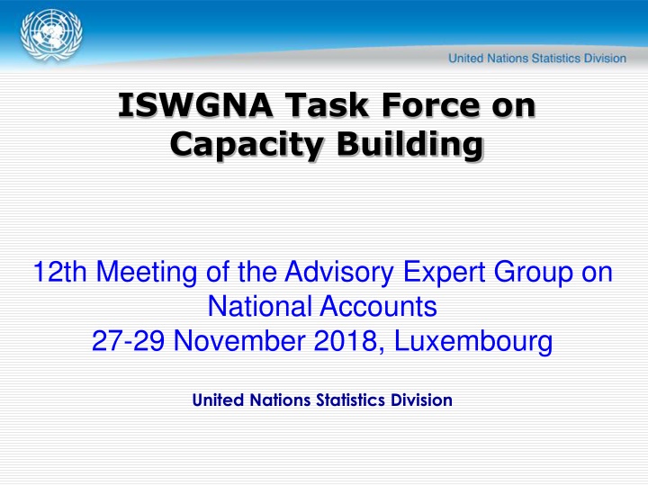 iswgna task force on capacity building