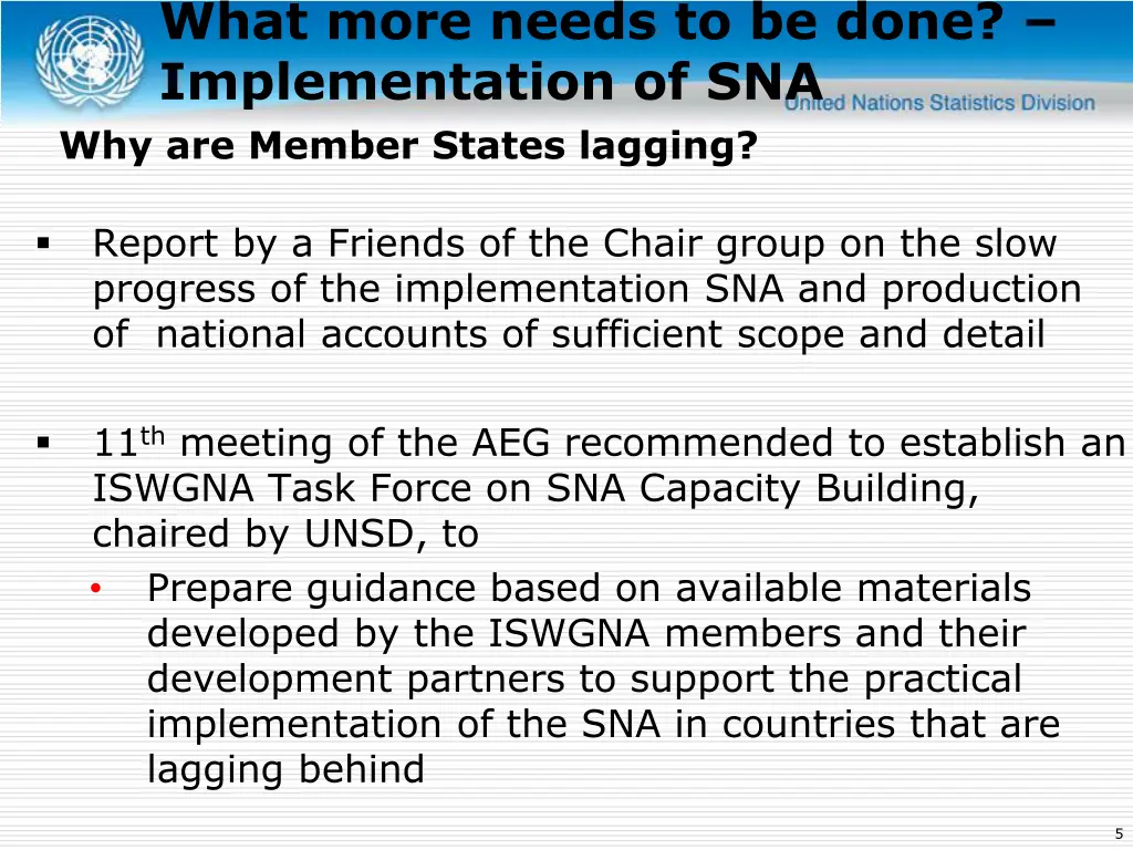 what more needs to be done implementation