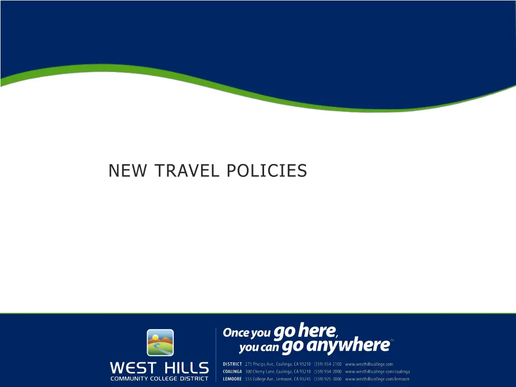 new travel policies