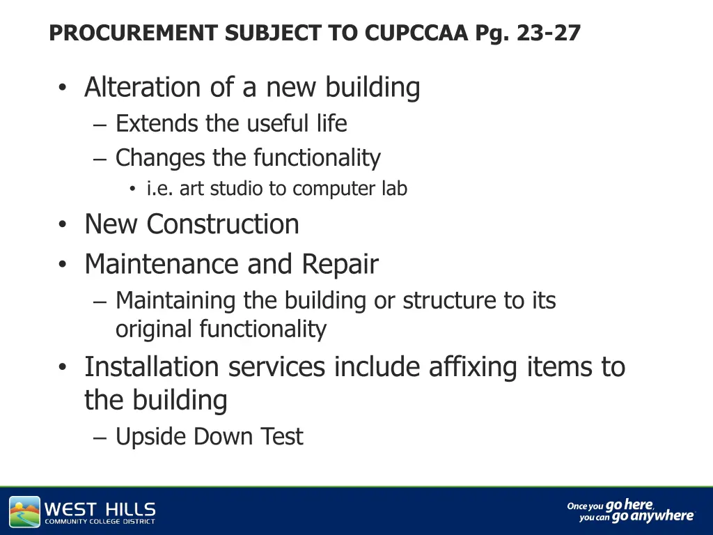 procurement subject to cupccaa pg 23 27