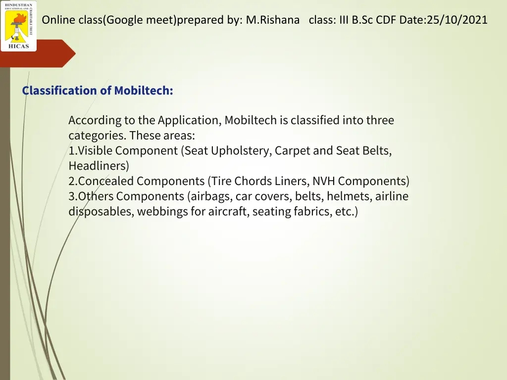 online class google meet prepared by m rishana 20