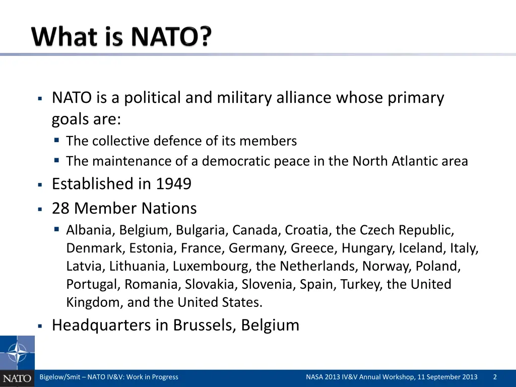 nato is a political and military alliance whose