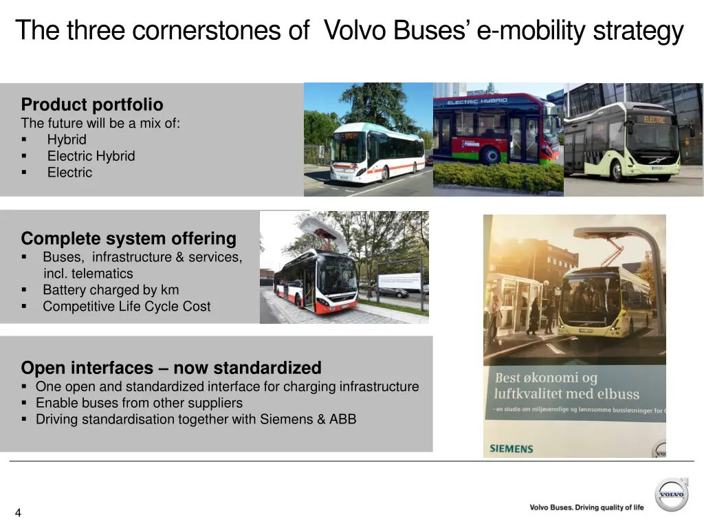 the three cornerstones of volvo buses e mobility