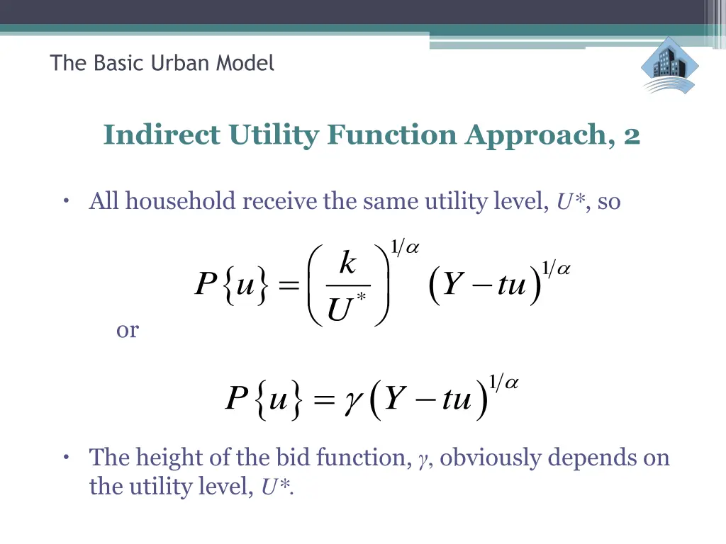 the basic urban model 14