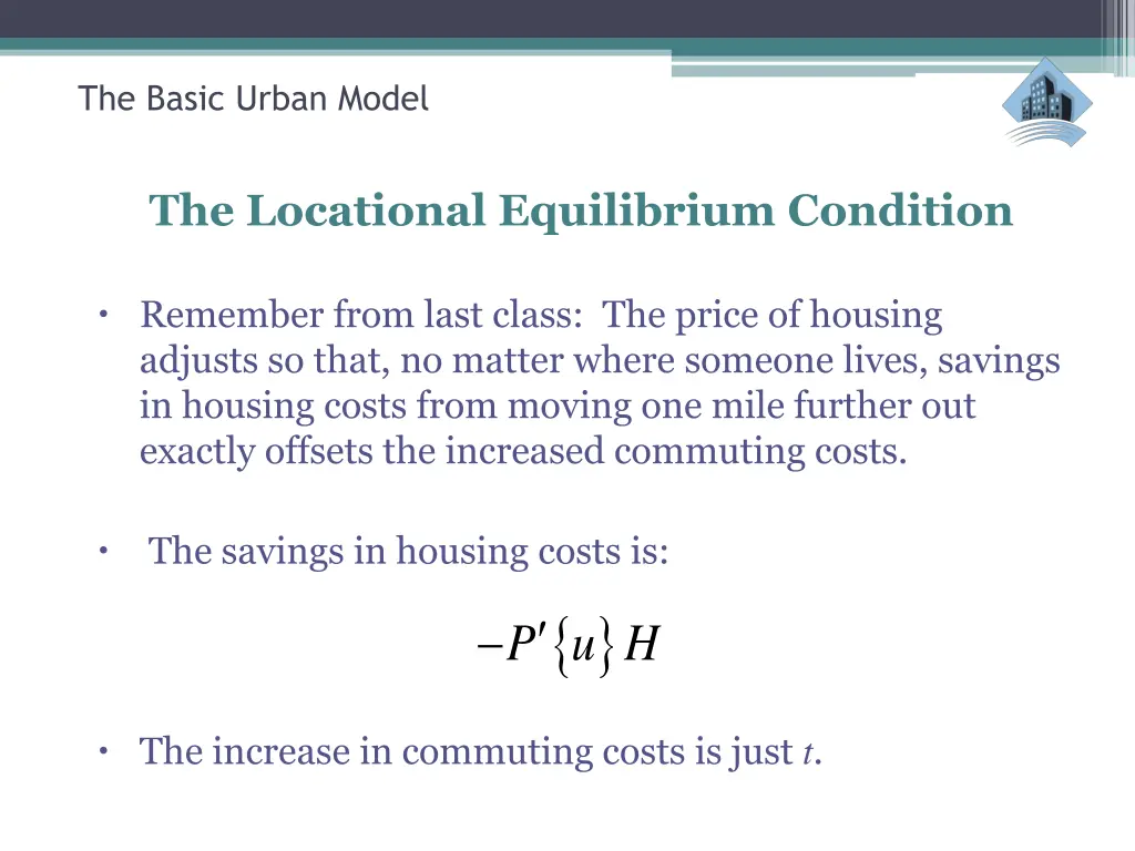 the basic urban model 15