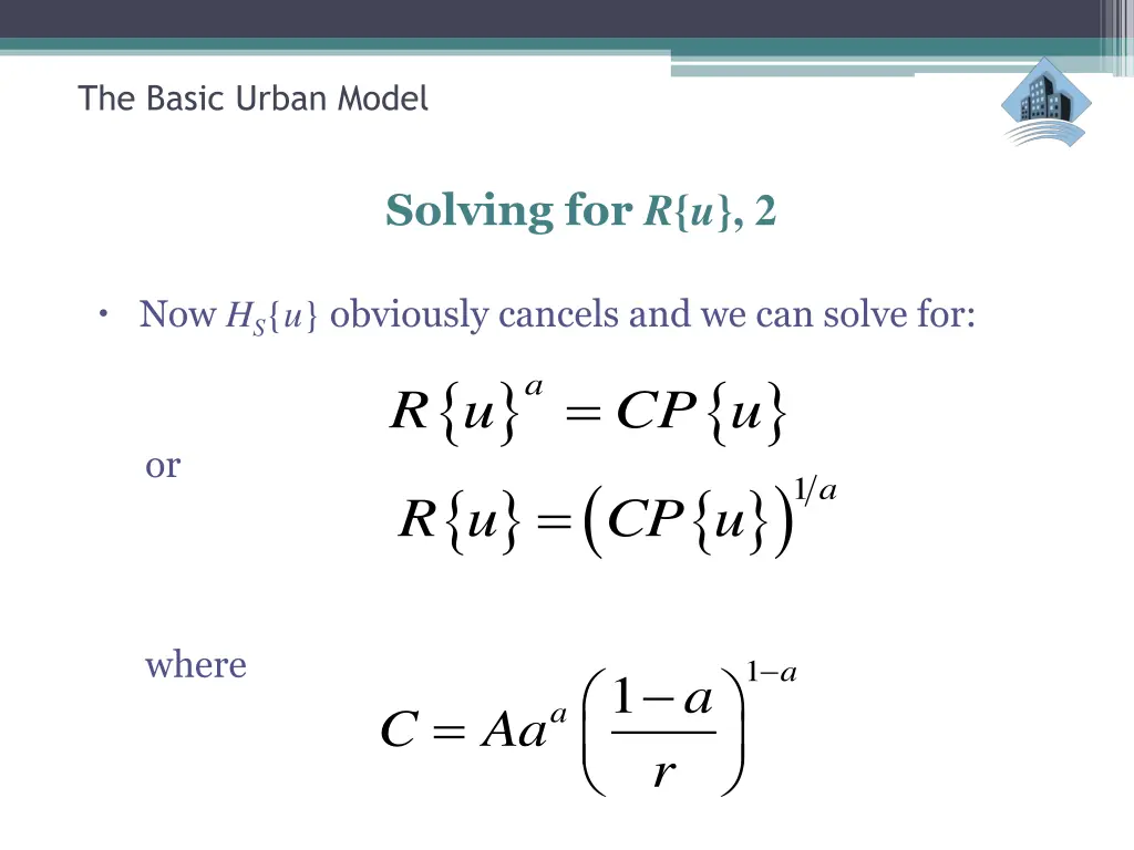 the basic urban model 24