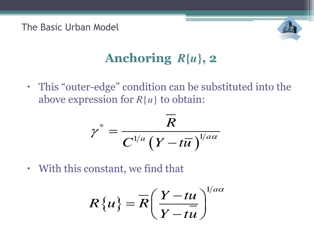 the basic urban model 30