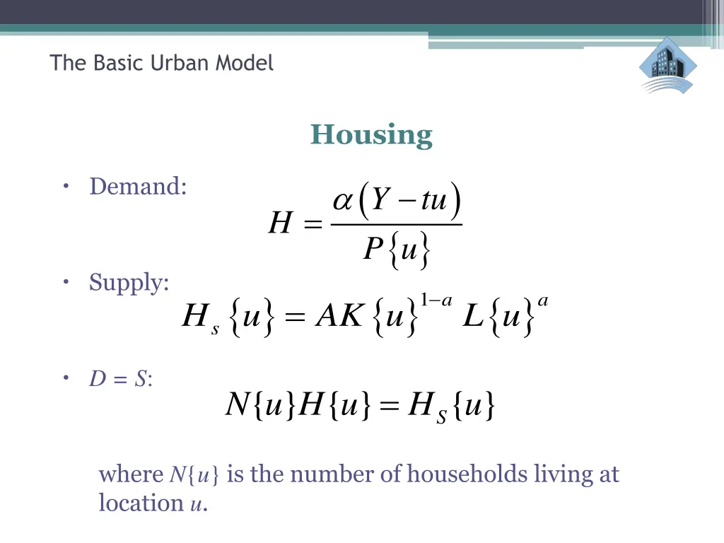 the basic urban model 34