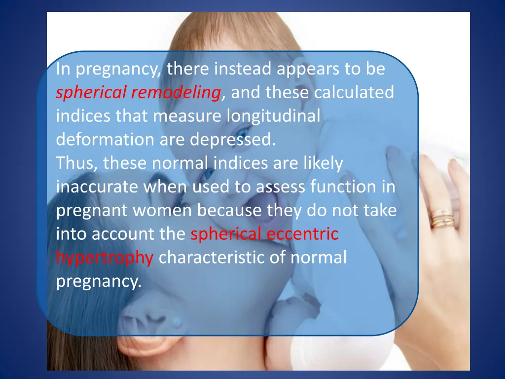 in pregnancy there instead appears