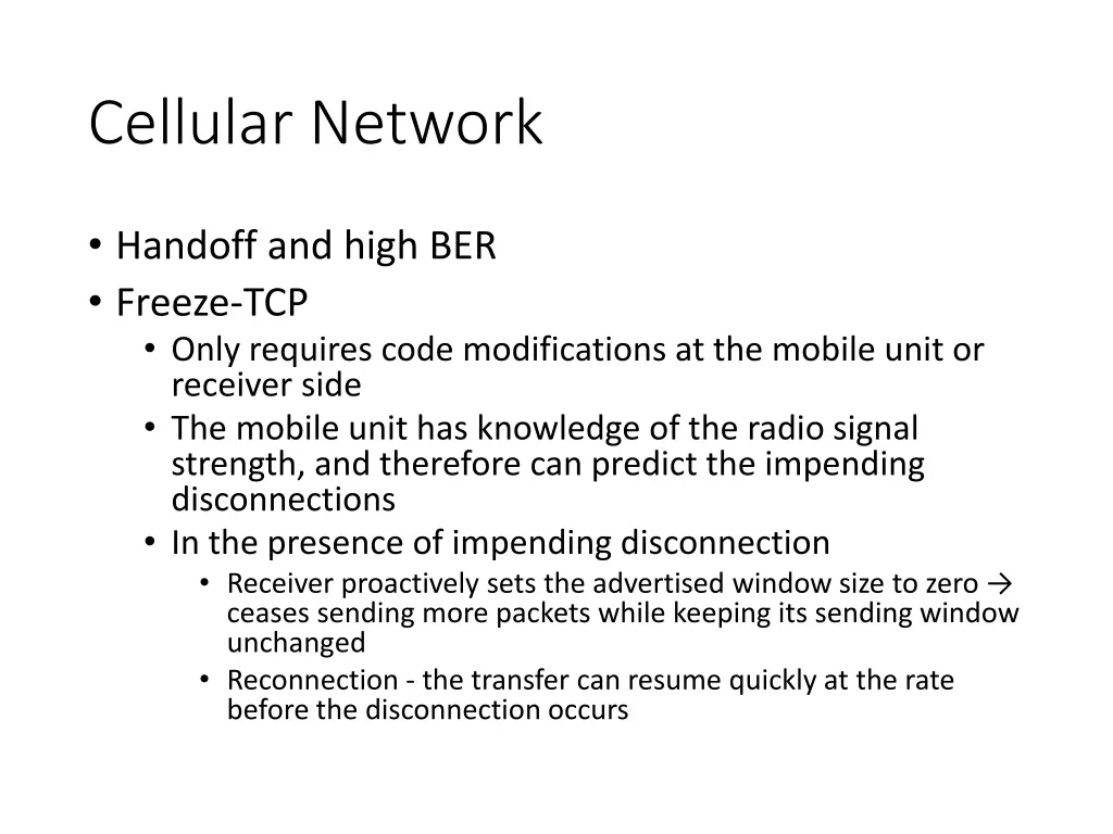 cellular network
