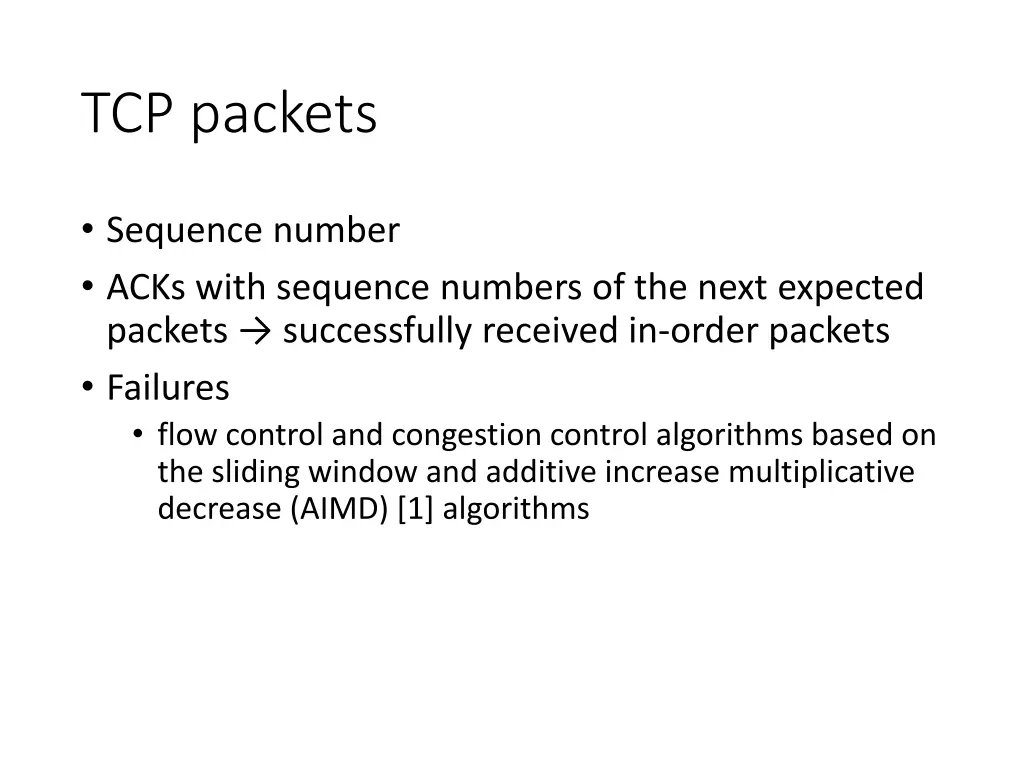 tcp packets